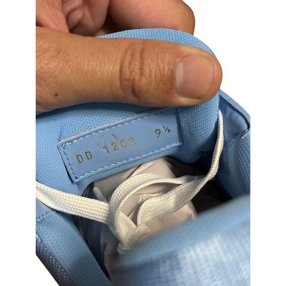 Louis Vuitton LV Trainer Sneakers Blue Embossed Monogram Size 9.5LV US 10.5-11.5 - Picture 8 of 13